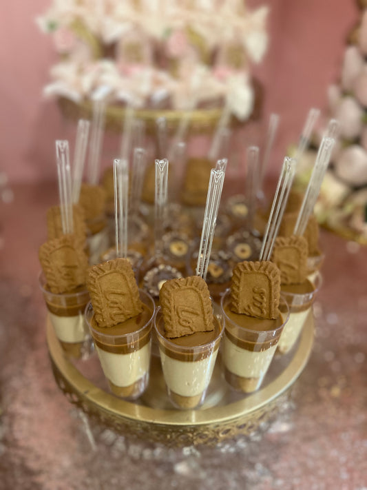 Lotus Biscoff cheesecake shooter mini class - online