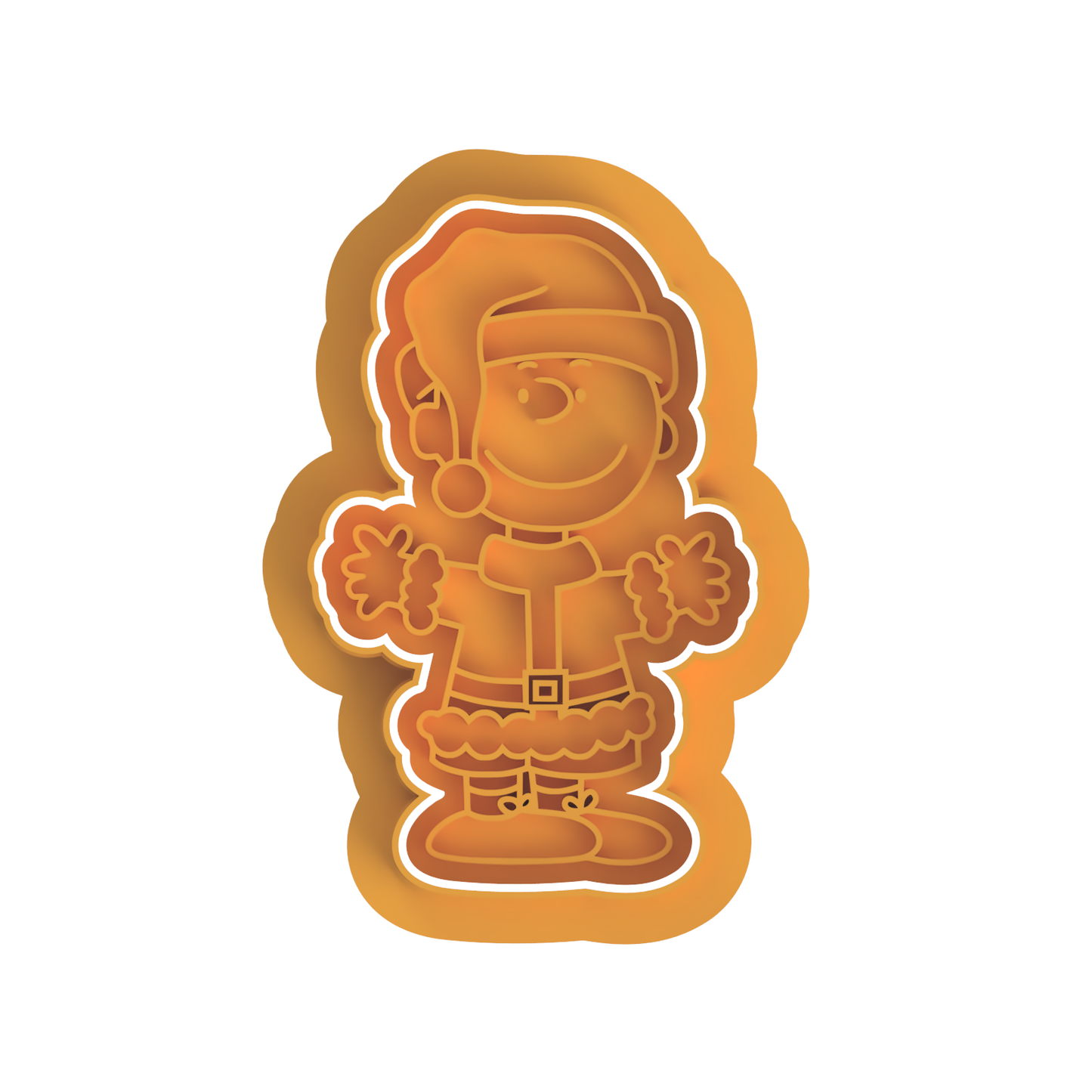 Santa Charlie Brown Cutter Stamp