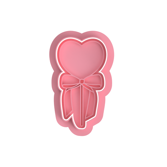 Heart Pop #2 Stamp and cutter