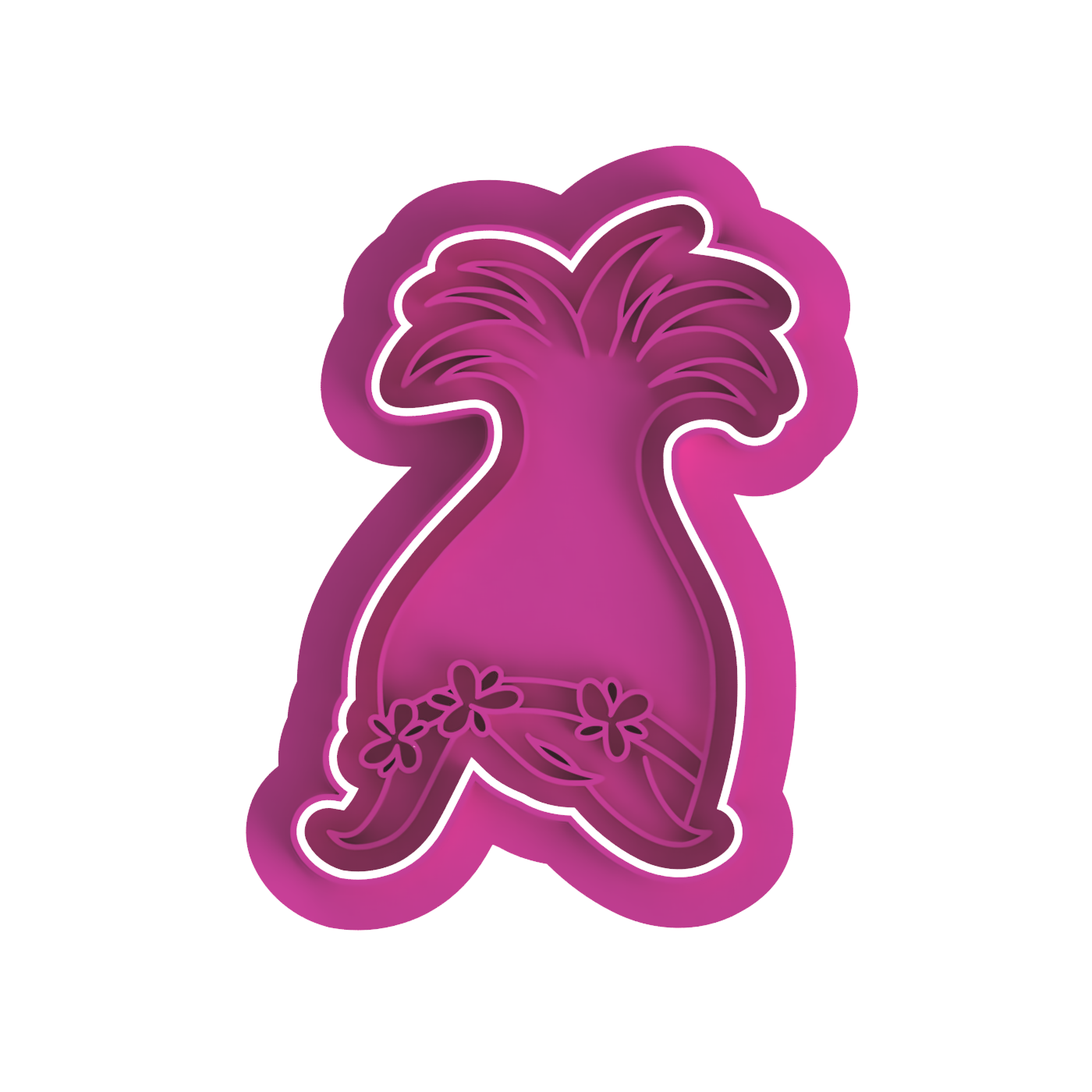 Poppy Hair  CUTTER/STAMP