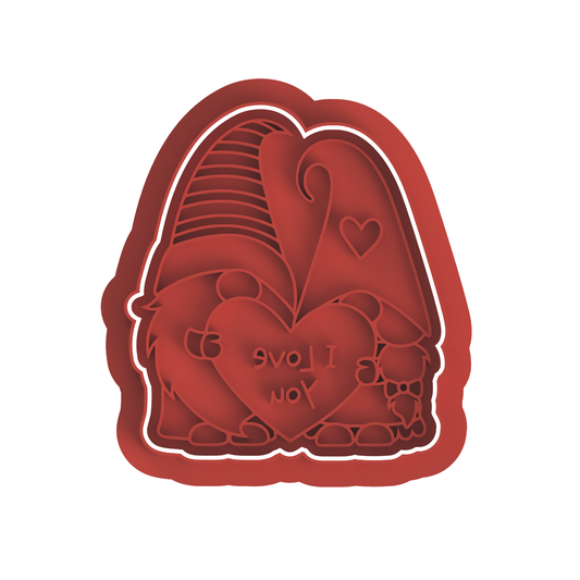 Gnome Couple Cutter/Stamp