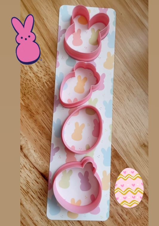 Easter mini cookie cutters set