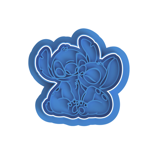 Stitch and Angel Stamp and cutter