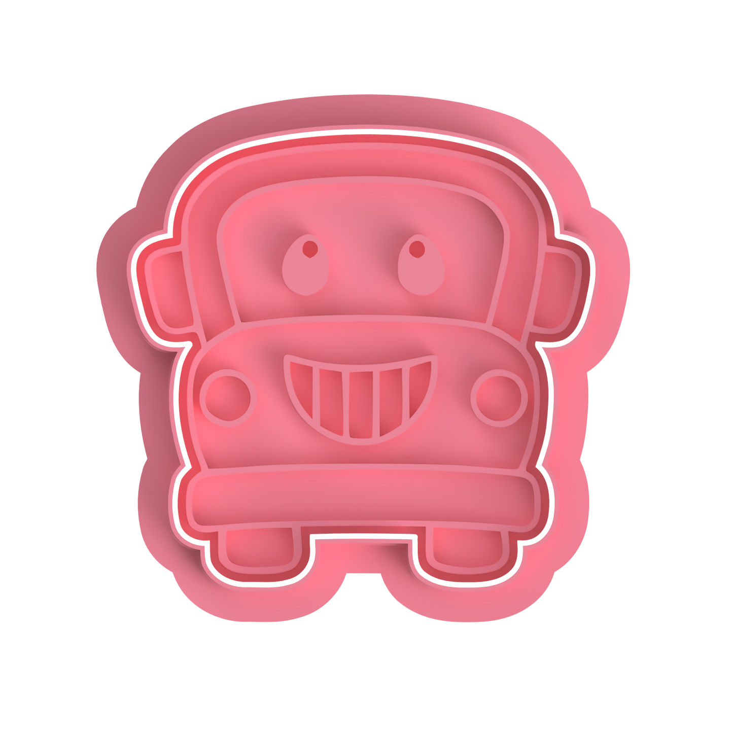 Happy Bus Cutter/Stamp