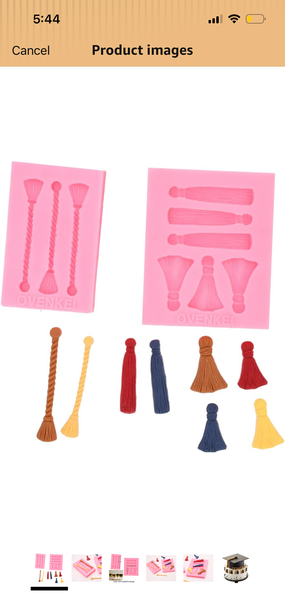 Tassel silicone mold set
