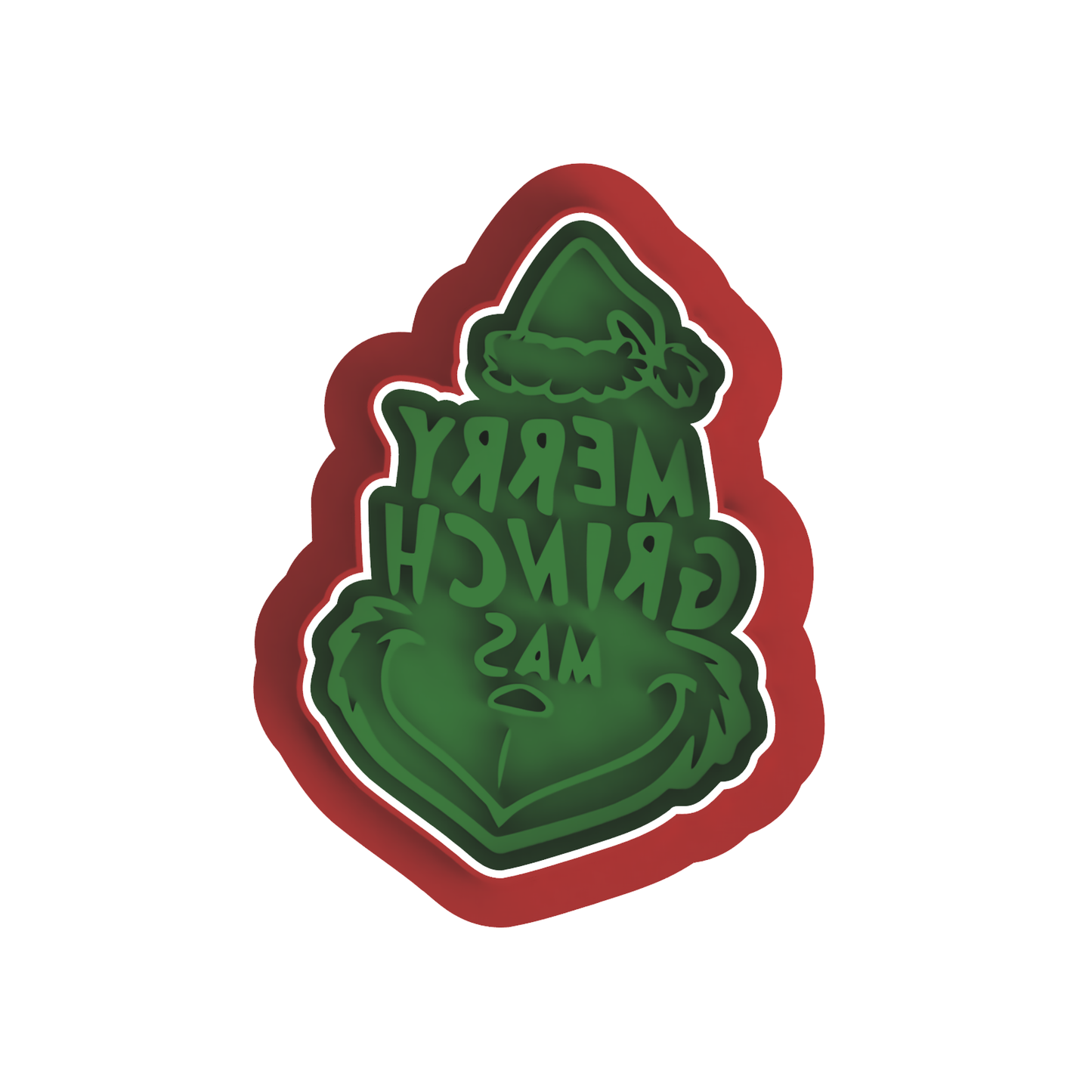 Merry Grinchmas Cutter Stamp