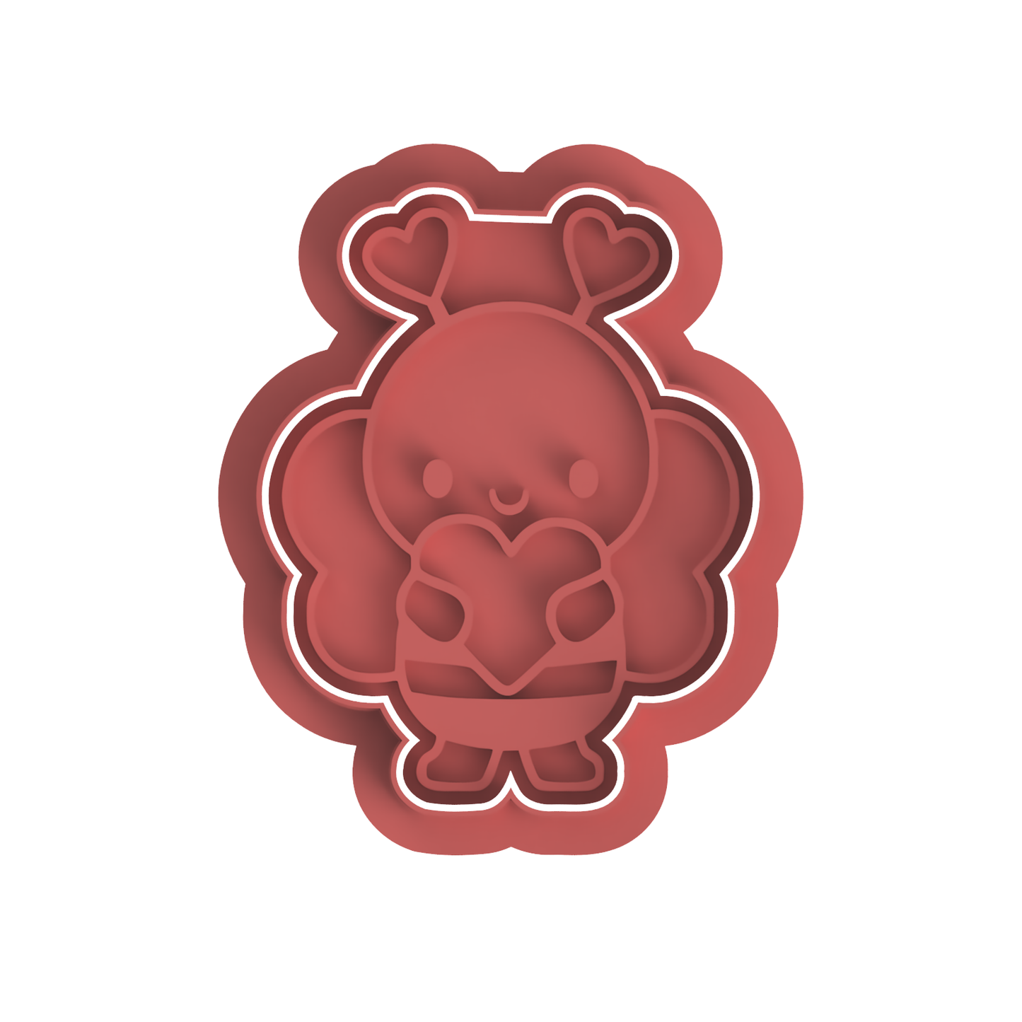 Valentines BEE #2 cutter and stamp