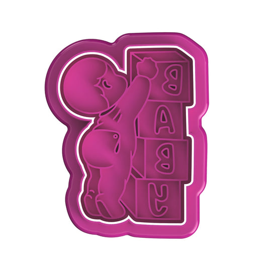 Baby cubes cutter/embosser