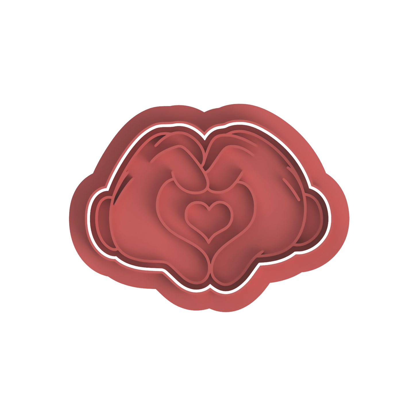 Mickey Heart Hands Stamp and cutter