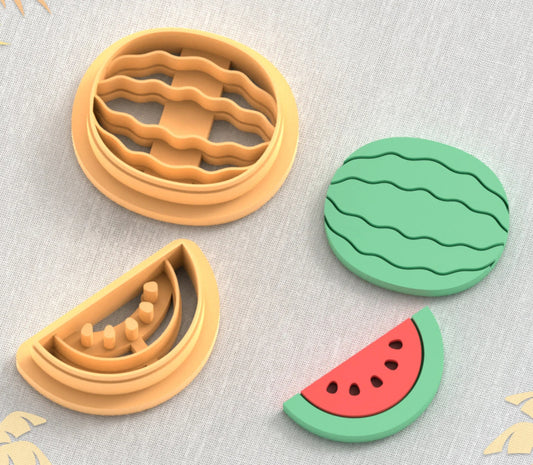 Watermelon 2 piece  Cutter/Stamp