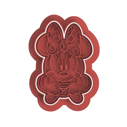 Girl Mouse face Cutter/embosser #3