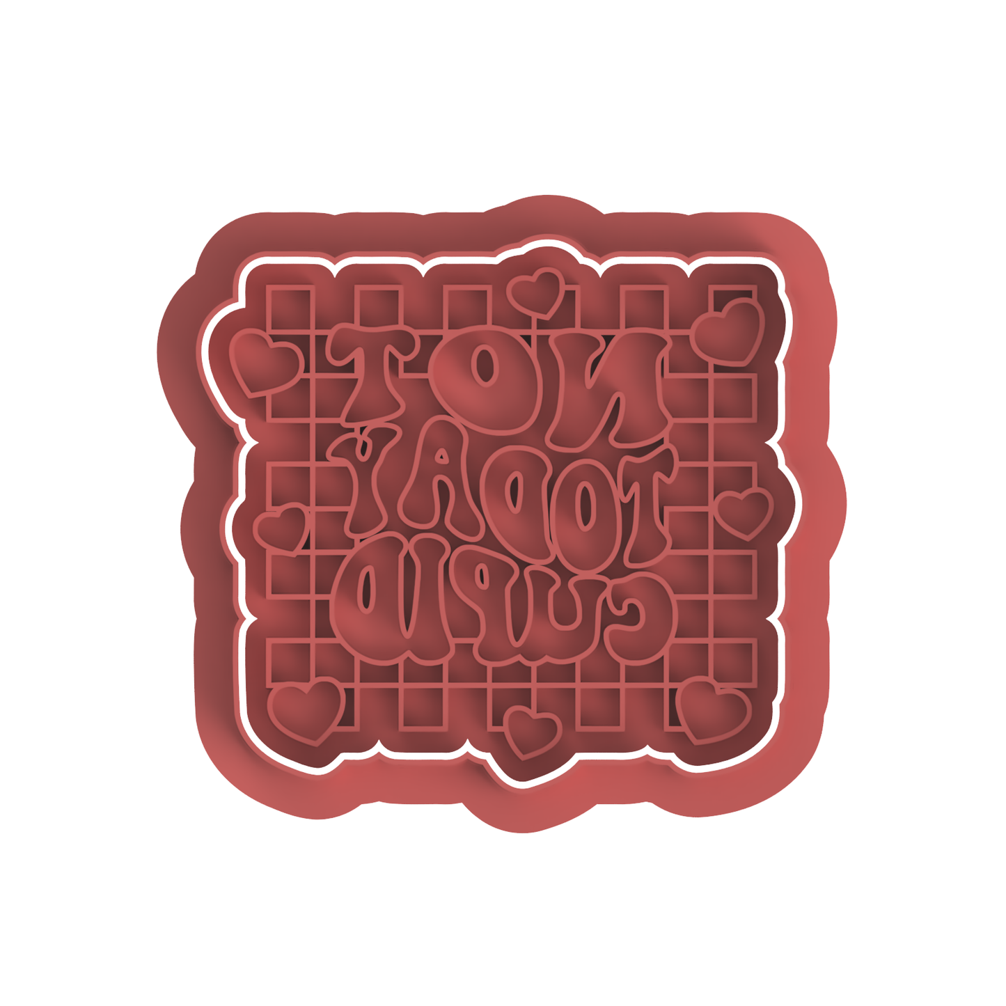 Not today cupid Cutter and Stamp