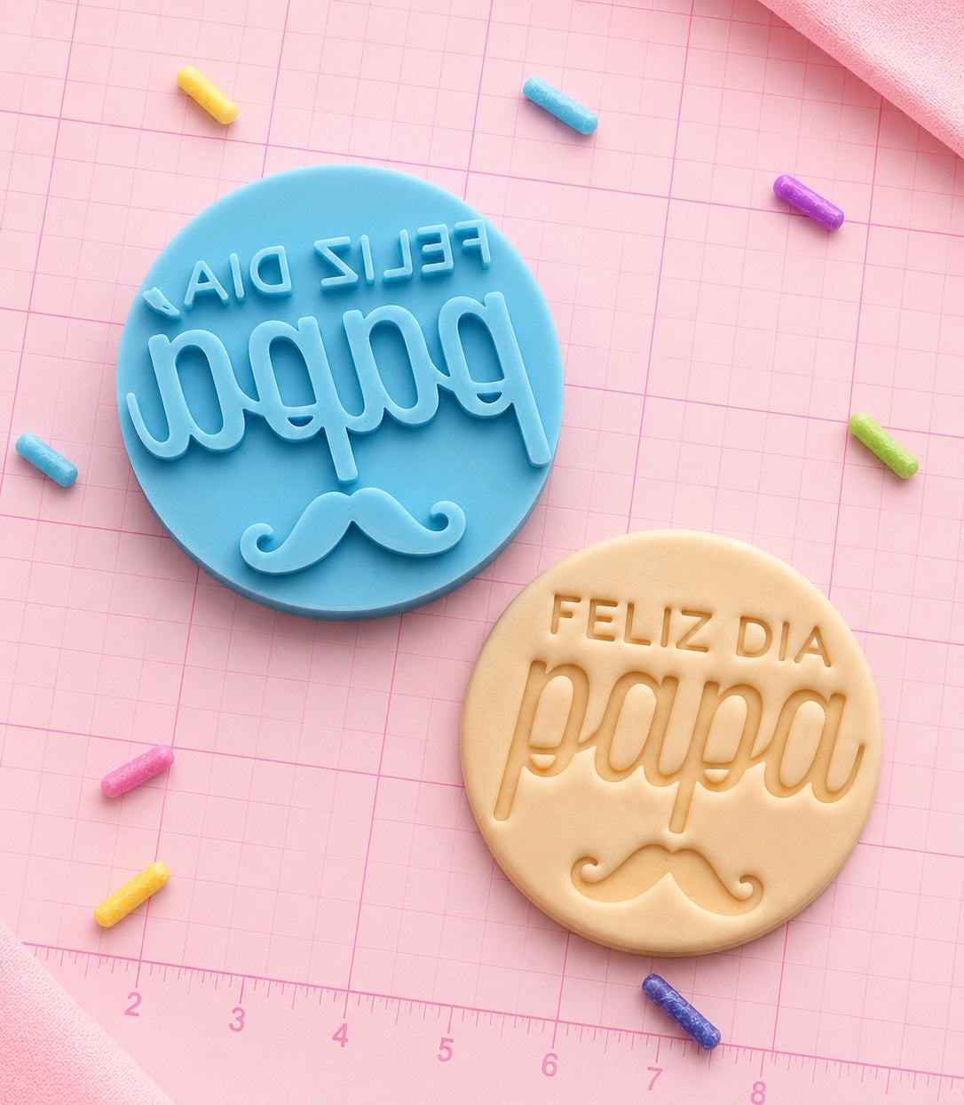 Feliz Dia Papa stamp