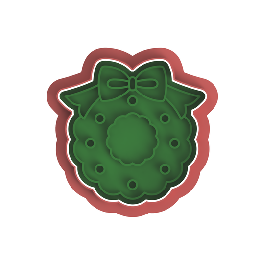 Christmas Wreath Cutter Stamp