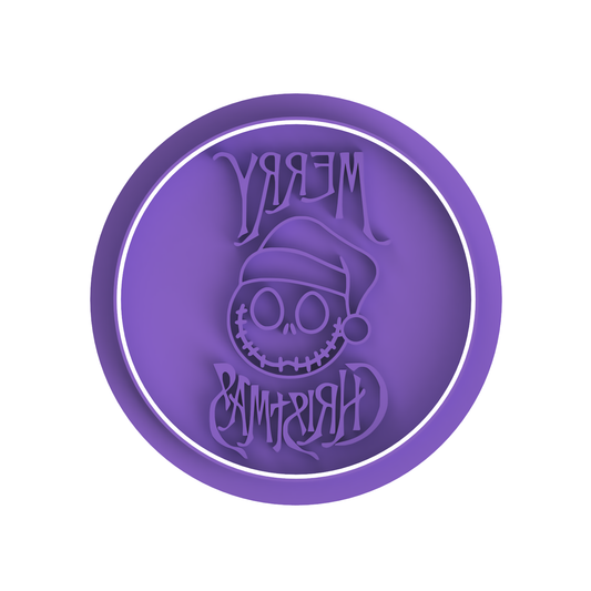 Merry Christmas Nightmare Before Christmas Stamp