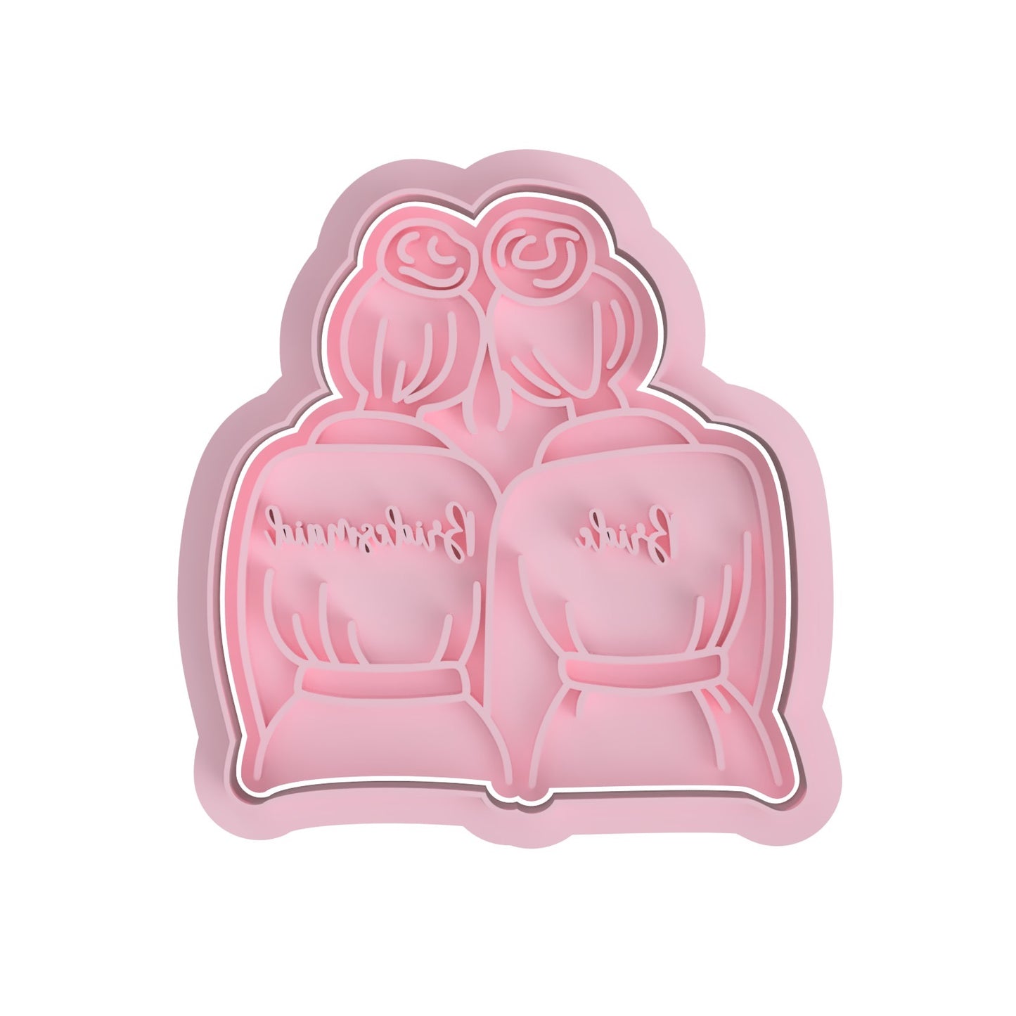 Bride, Bridesmaid Cutter/Stamp