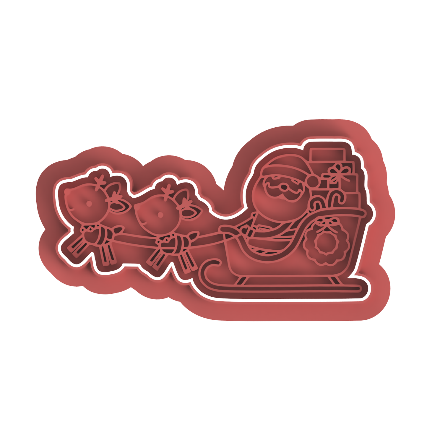 Santa with Sleight Cutter/stamp