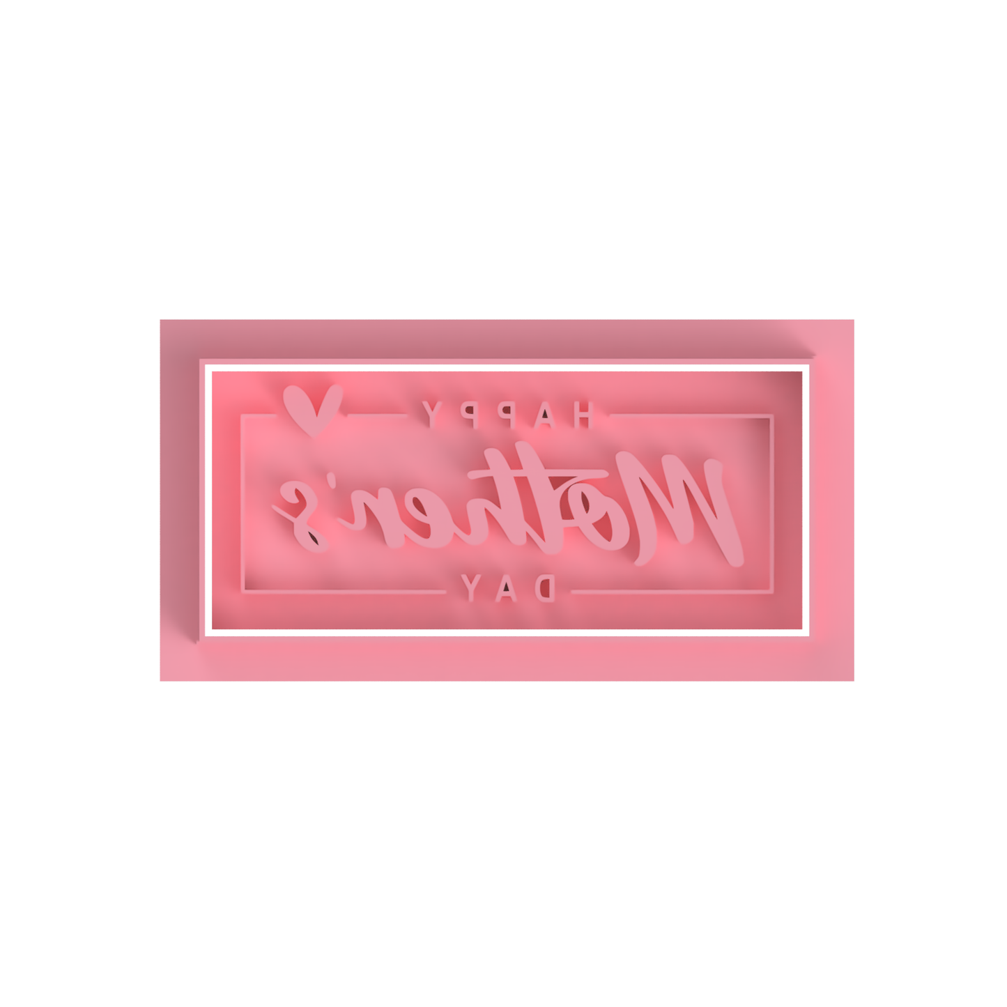 Happy mother's Day rectangle Cutter/Embosser