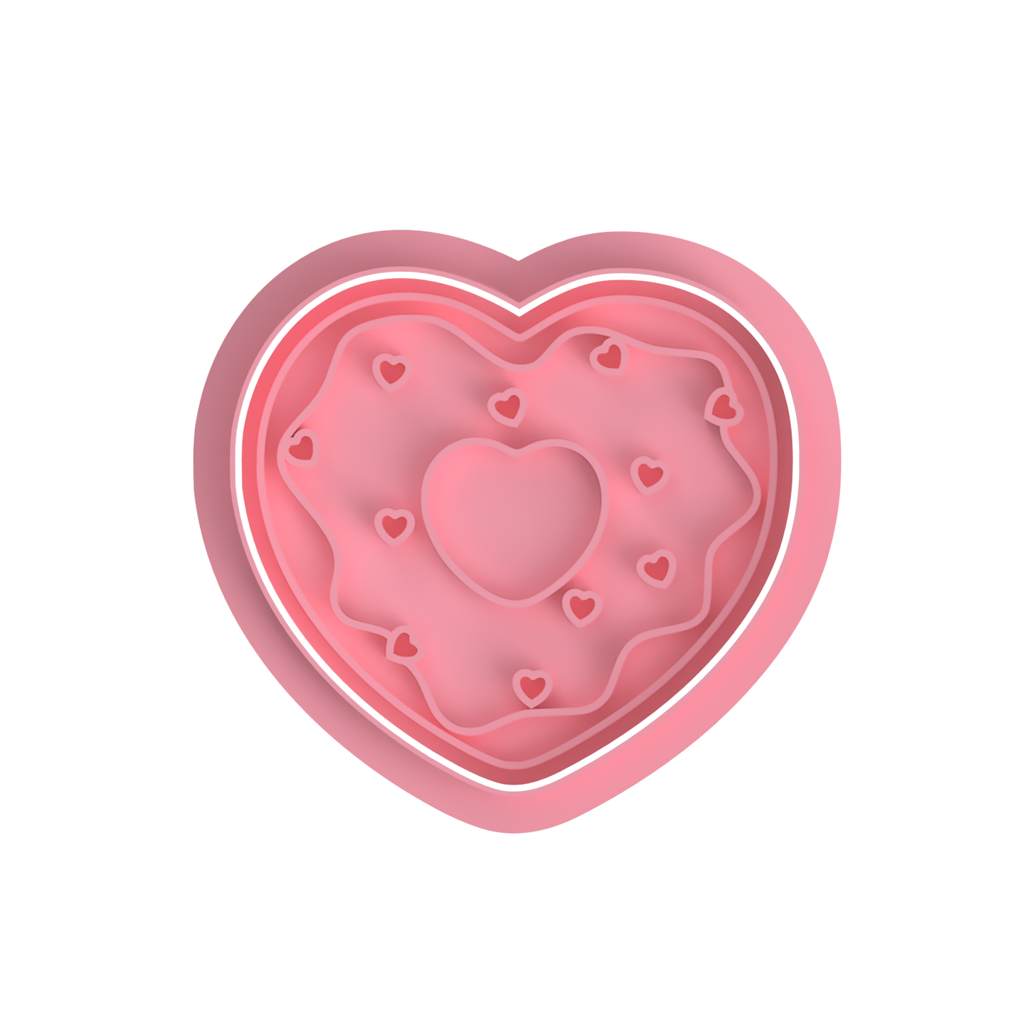 Donut Heart Stamp and cutter