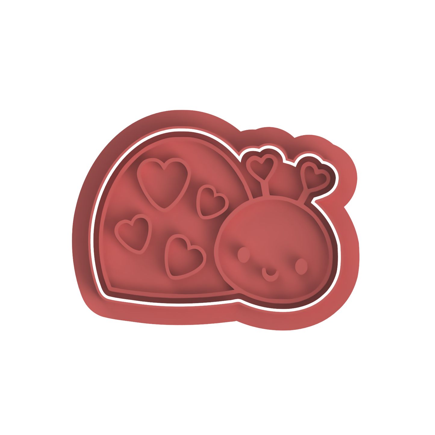 Valentines Lady Bug cutter and stamp