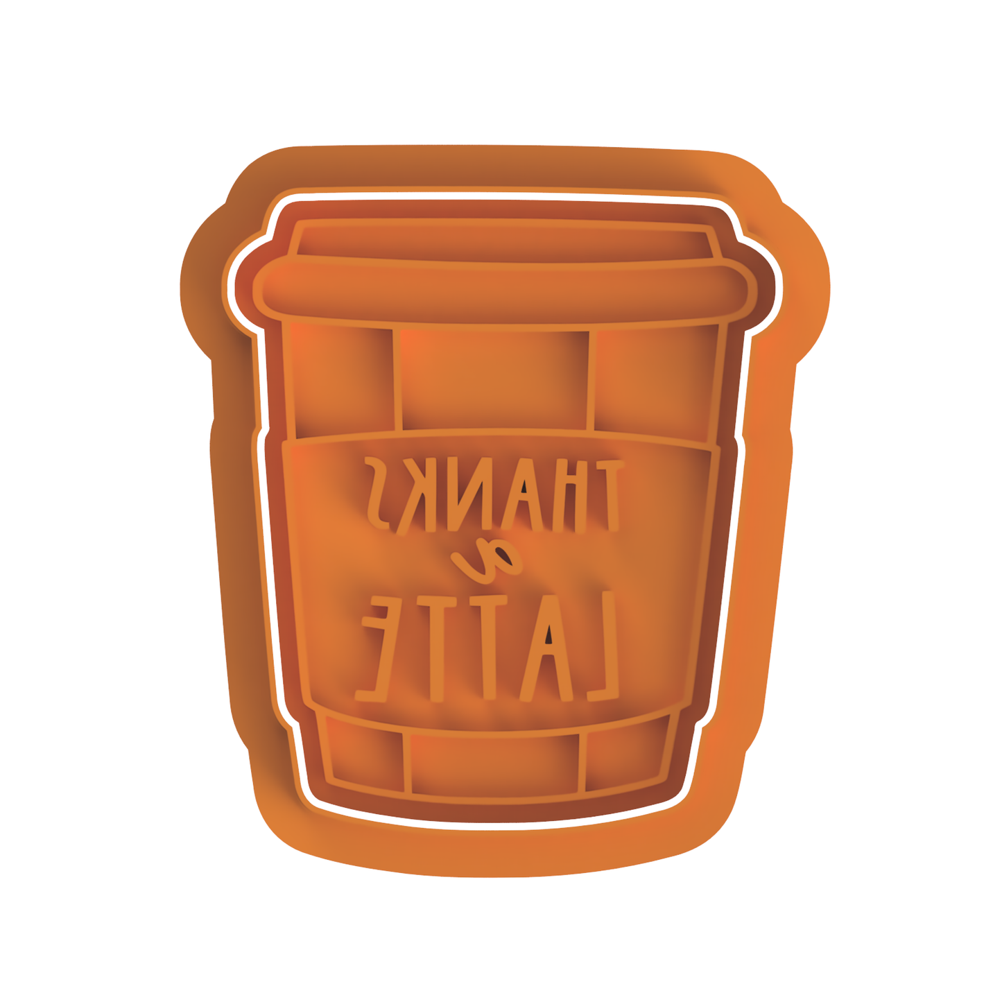 Thanks.a latte Cup Cutter & Stamp