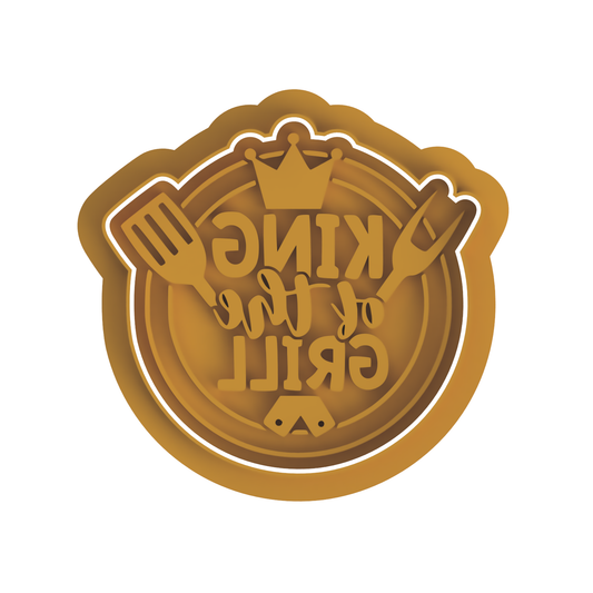 King of the Grill  Cutter/stamp #32