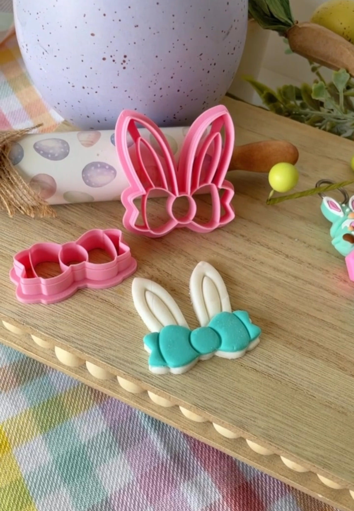 Bunny Ears with bow Cutter