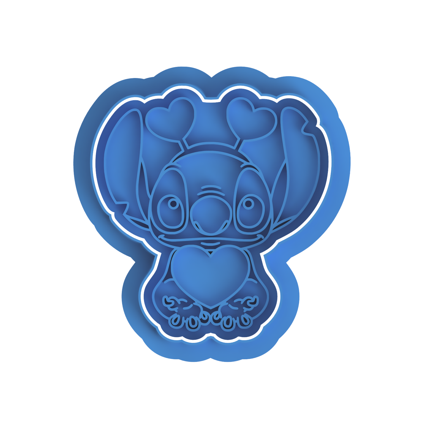 Stitch with heart Stamp and cutter