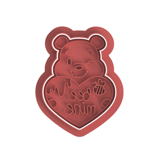 Pooh Be mine Cutter and Stamp