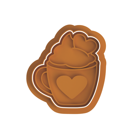 Valentines coffee mug cup cutter