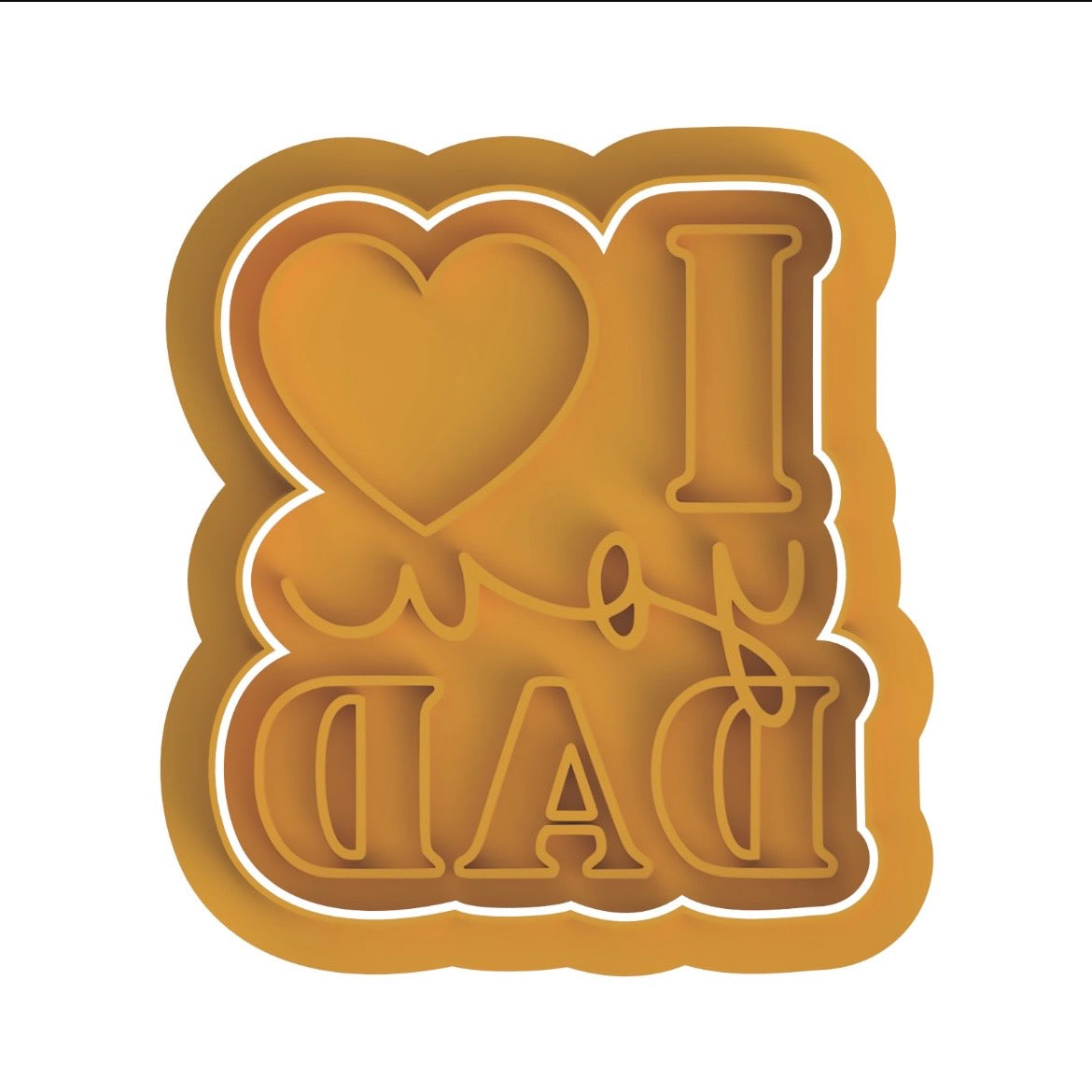 I Love you dad Cutter/stamp
