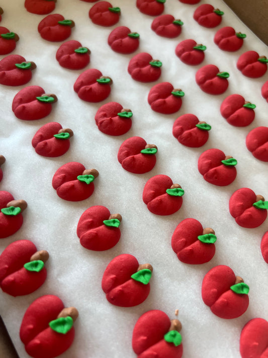 Mini Apple Royal Icing 3/4