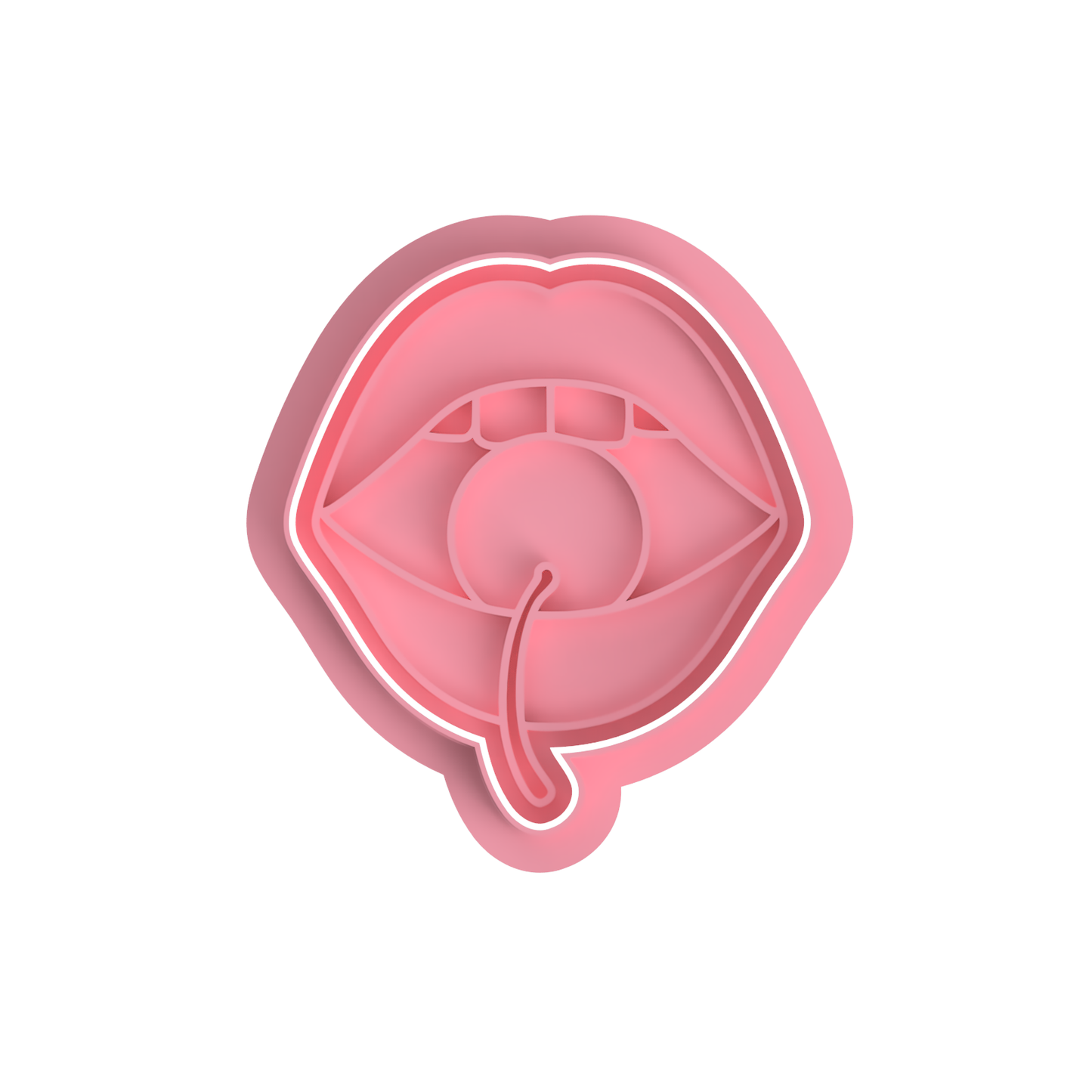 Cherry on Lips Stamp and cutter