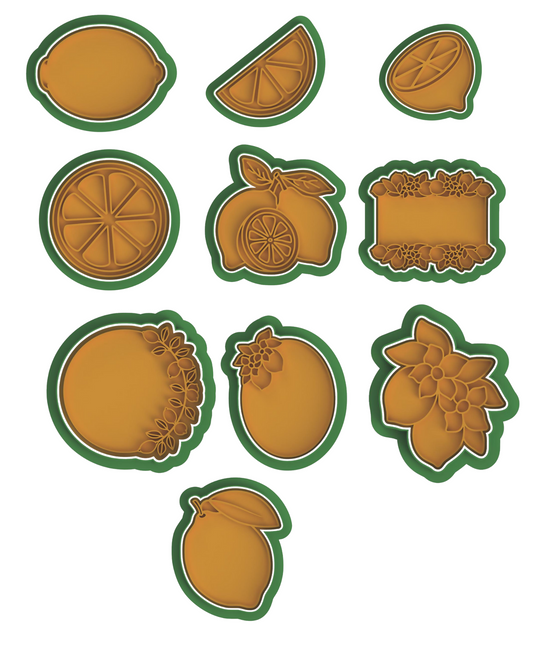 Lemon Theme Set Cutter/Stamp