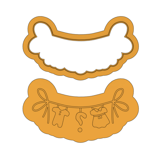 Gender reveal Boy or girl Cutter/stamp