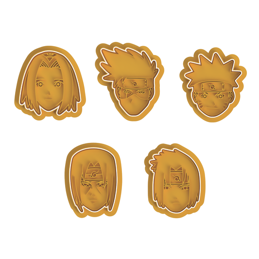 Naruto Heads Cutter/Stamp
