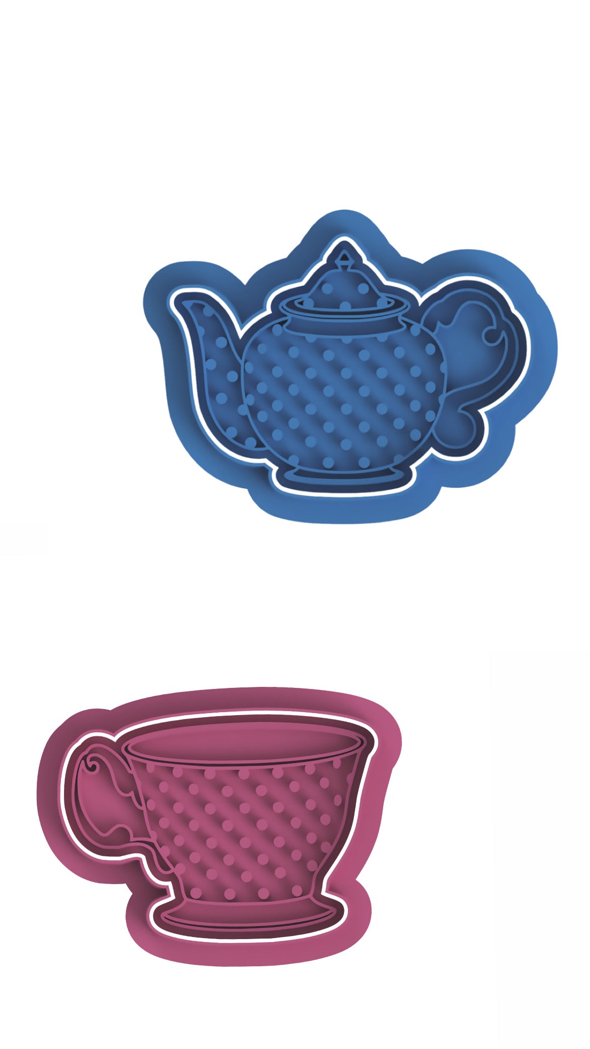 Tea Pot 3 cutter/embosser