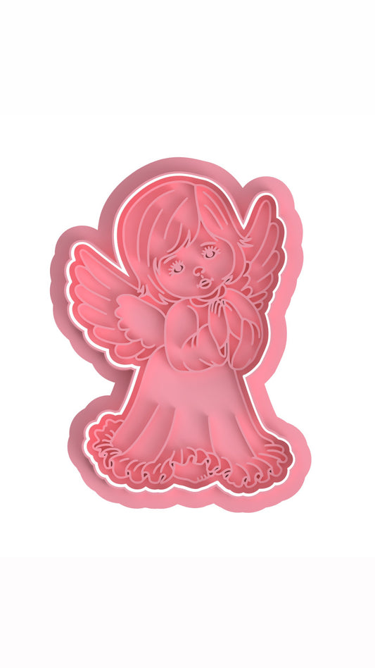 Praying angel Cutter/embosser