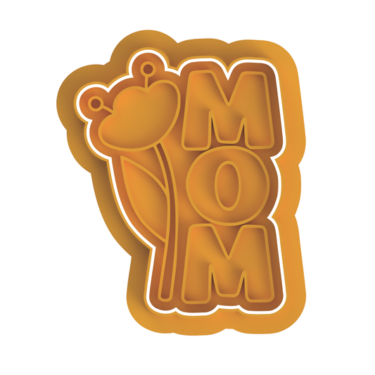 Mom with tulip cutter/ stamp