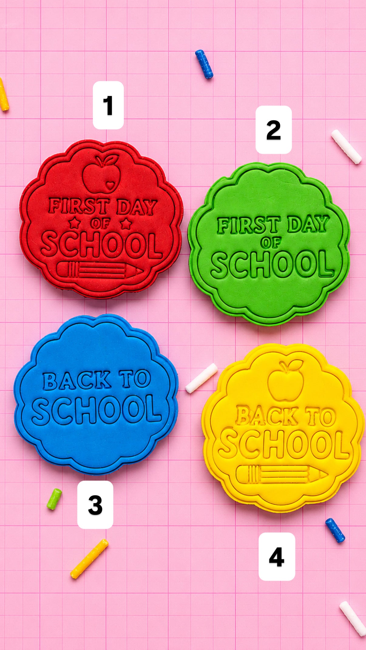 First day of school/back to school stamp cutter