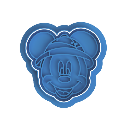 Mouse Scout Head Safari Cutter & Stamp