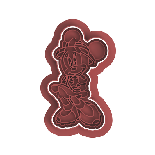 Mouse Scout Girl Cutter & Stamp