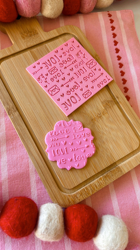 Valentines texture  Stamp #1