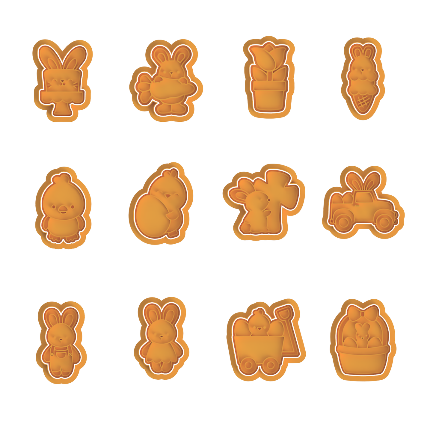 Easter Collection - Chunky Set Cutter/Stamp