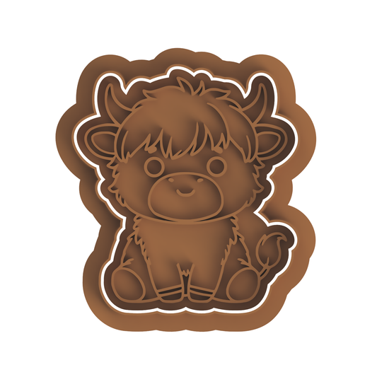 baby Highland Cow Cutter/Stamp