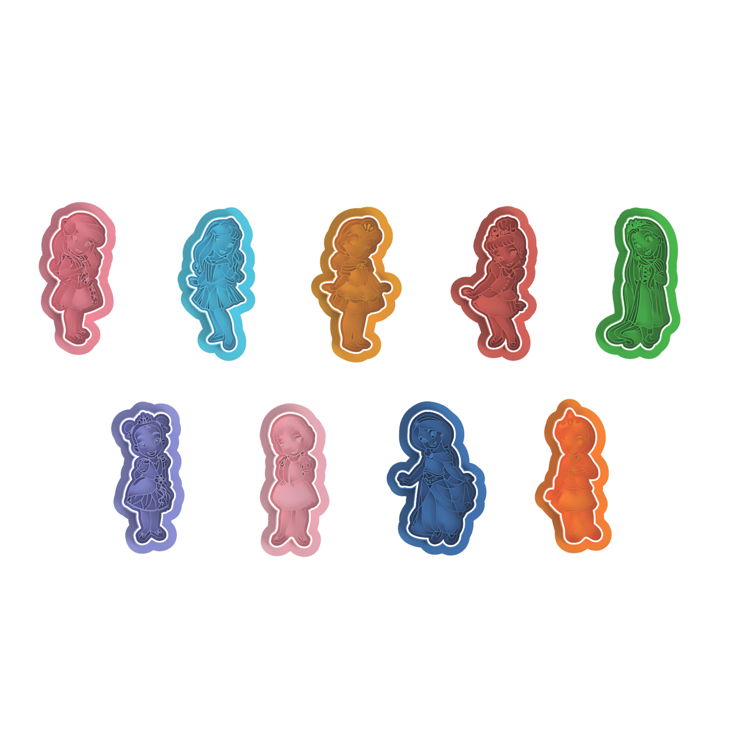 Princess set cutter/emboser