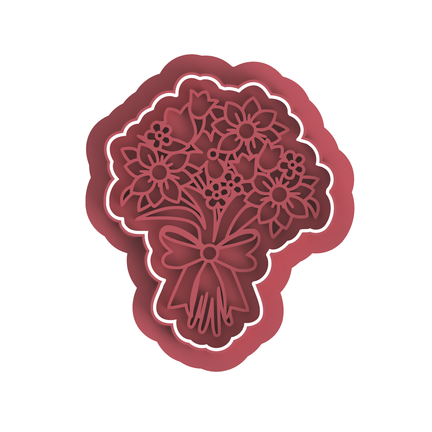 Flower bouquet #1 cutter/stamp