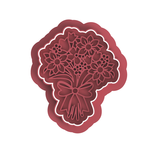 Flower bouquet #1 cutter/stamp