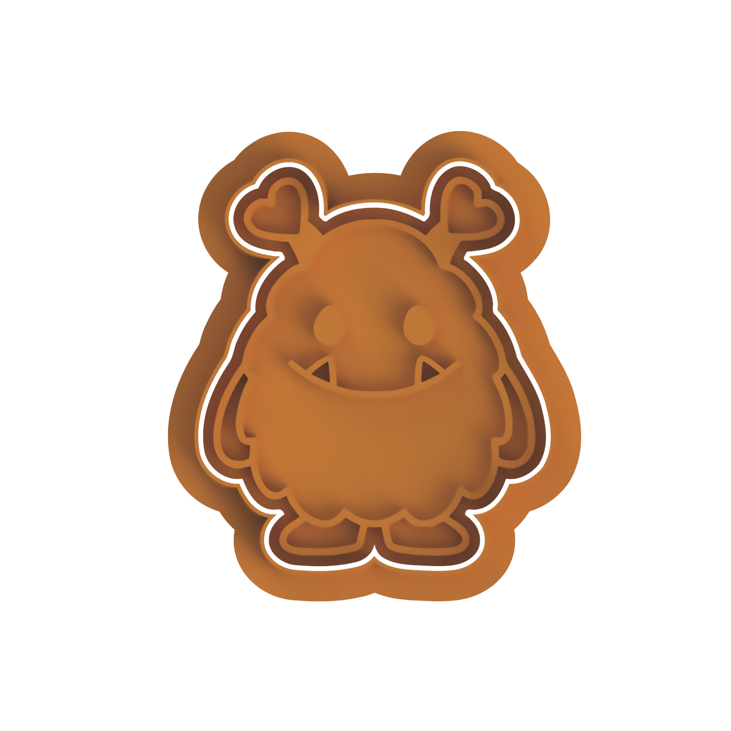 Valentines monster cutter and stamp