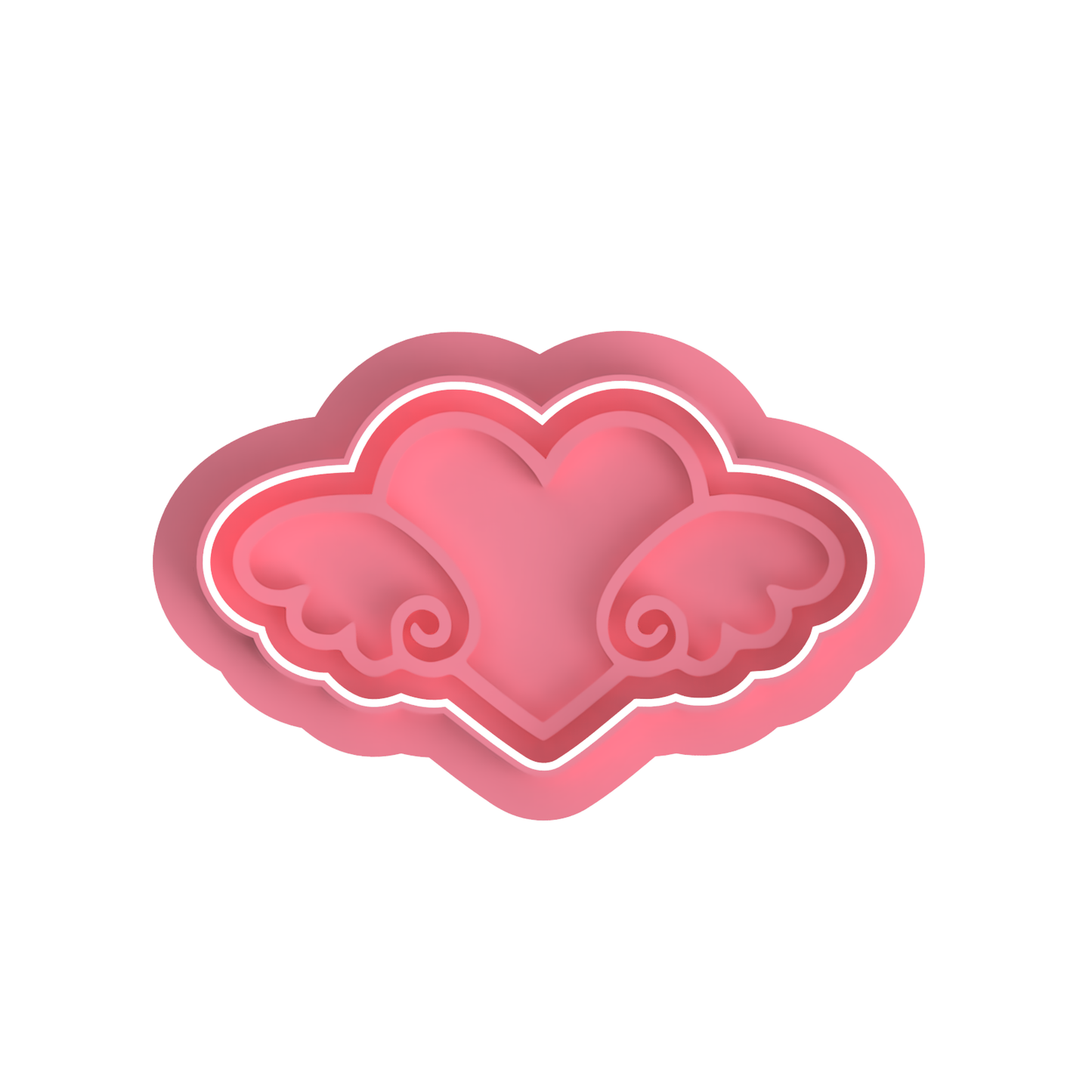 Heart with Wings cutter/Stamp